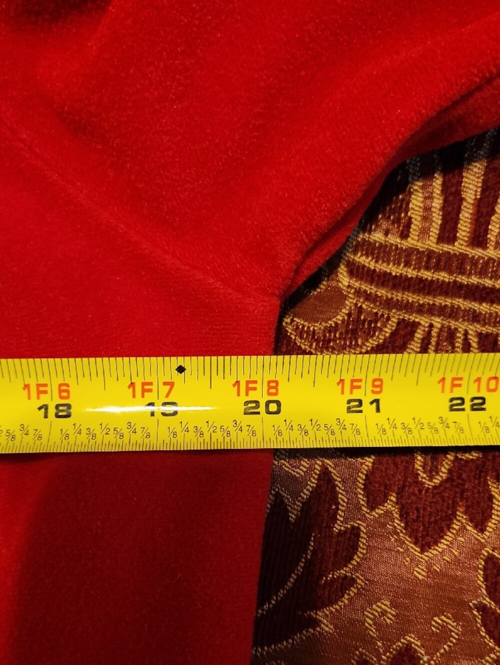 Vanity Fair Red Robe, Medium - Picture 8 of 10
